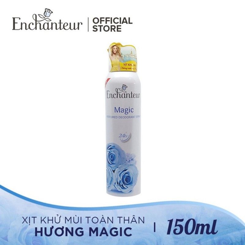 PU.PC- Xịt khử mùi hương nước hoa Enchanteur - Magic Perfumed Deodorant Spray 150ml ( bottle )