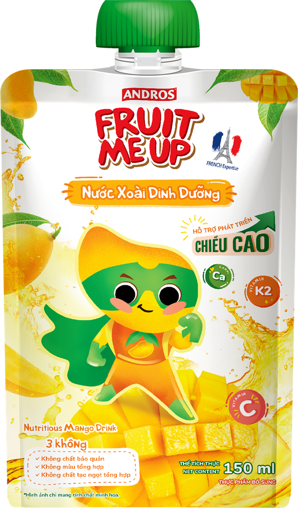 BW.J- Nutritinons Mango Drink Fruit Me Up Andros 150ml