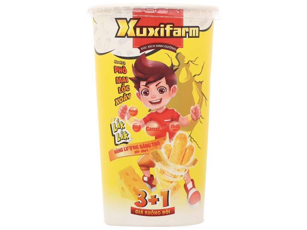 ME.SS- Cheese Corn Sausage Lắk Lắk Xuxifarm 64 g