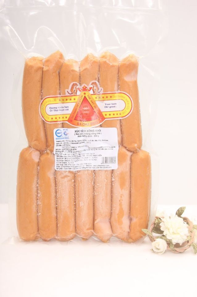 ME.SS- Xúc xích Hotdog xông khói 500g - Breakfast Smoked Hotdog Sausauge ( pack )