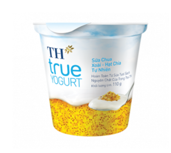 DY- Mango & Chia Seeds Yogurt TH True Milk 110g