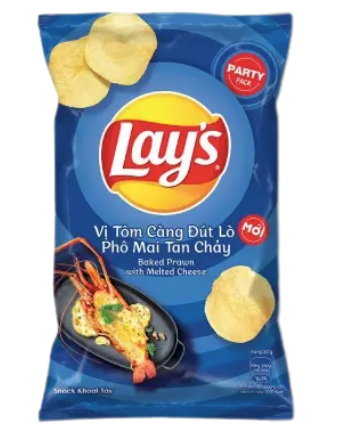 SN- Baked Prawn With Melted Cheese Lay's 95g T11