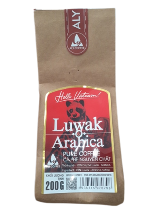 Pure Coffee Arabica Luwak Aly Coffee 200g - Moonmilk – MOONMILK