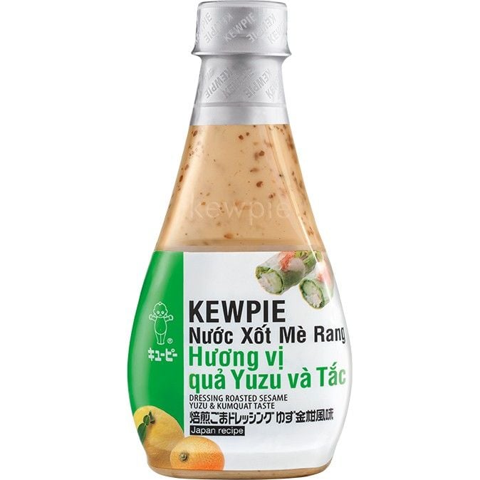 SS- Nước xốt mè rang hương Yuzu và tắc Kewpie 210ml - Yuzu & Kumquat Roasted Sesame Sauce 210ml ( Bottle )