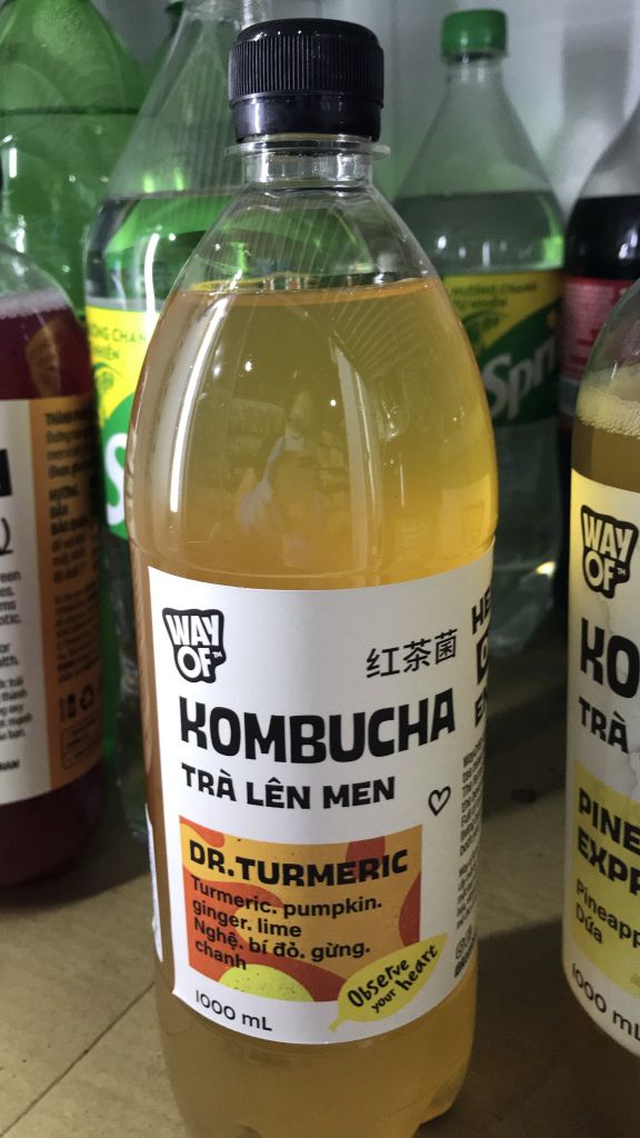 T-Vitamin Curcumin Tea Kombucha 1L (bottle)