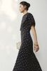 Marni Poka-dot Silk-twill Midi Dress