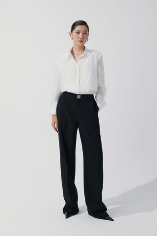 Antone Stretch-crepe Wide-leg Pants