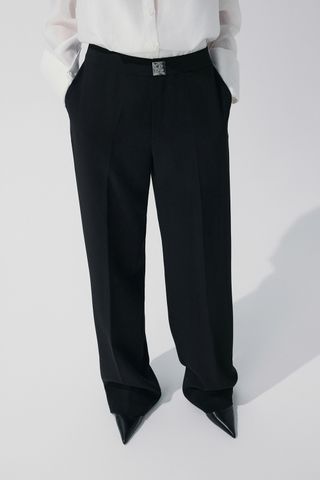 Antone Stretch-crepe Wide-leg Pants