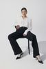 Maisie Mini Shirt Dress - Antone Stretch-crepe Wide-leg Pants