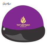 làm mũ bảo hiểm in logo THT Vietnam