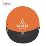 Mũ bảo hiểm thiết kế theo yêu cầu cho công ty  Mian group