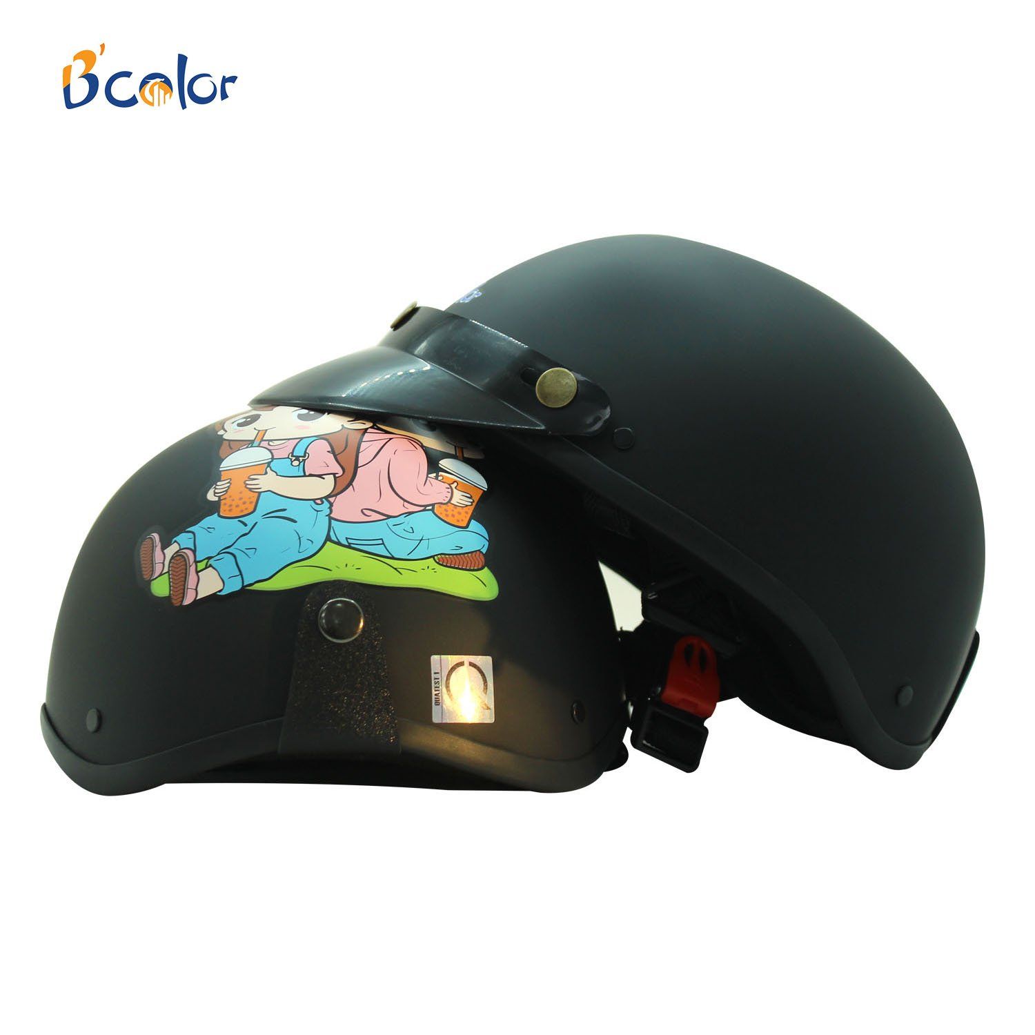 Rock City Mũ Bảo Hiểm Trẻ Em Mũ Bảo Hiểm Xe Tay Ga Hoạt Hình Dễ Thương  Thông Dụng Thấm Mồ Hôi Hình Động Vật Cho Bé Gái Mũ Bảo Hiểm Xe