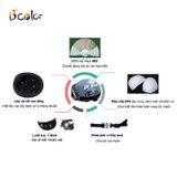 Mũ Bảo Hiểm 3/4 Màu Trắng Thời Trang Chính Hãng B'COLOR