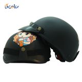 Mũ bảo hiểm thời trang cho giới trẻ B'color gắn le