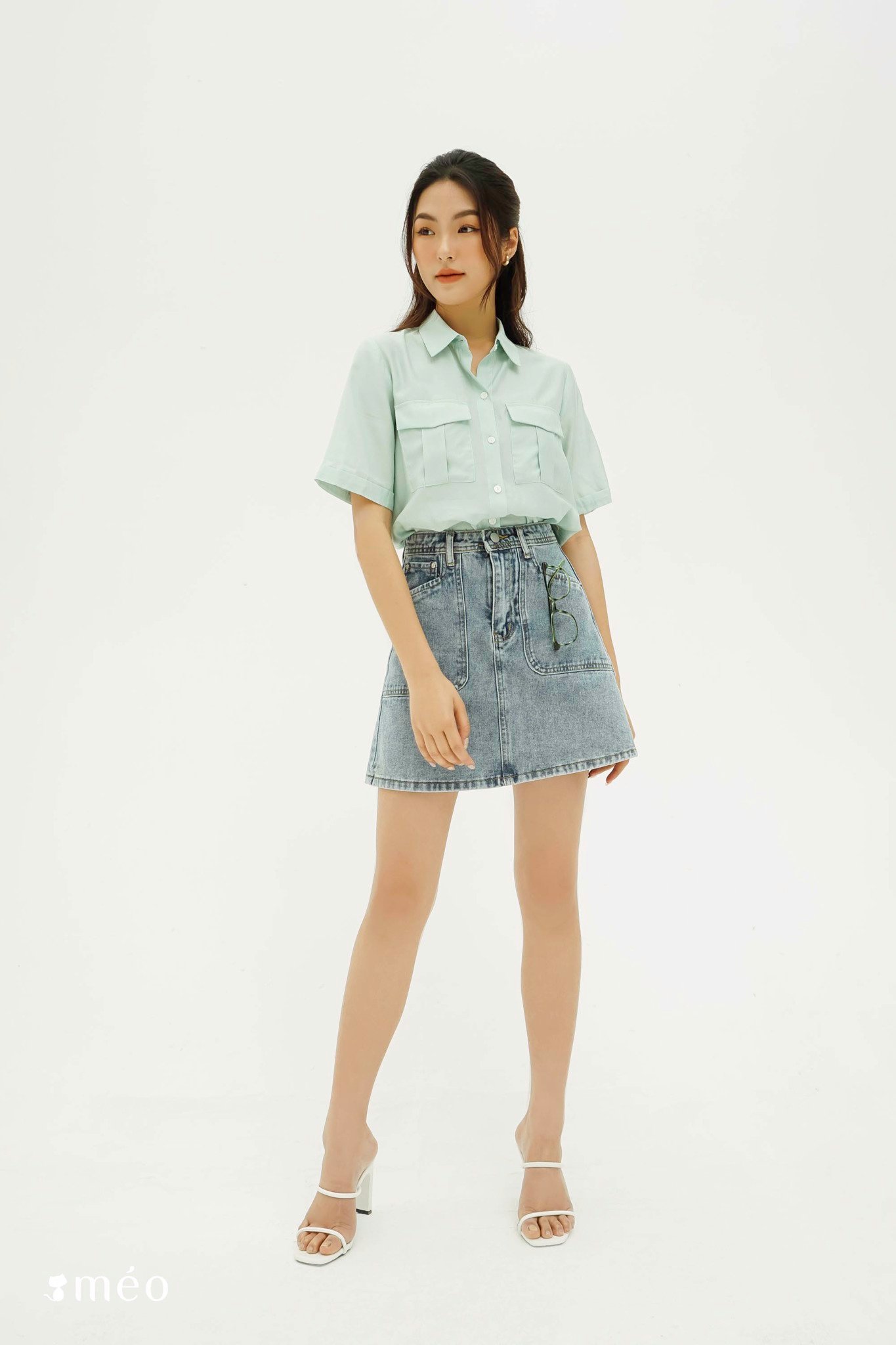 Chân Váy Jeans dài 4676  SOFIA