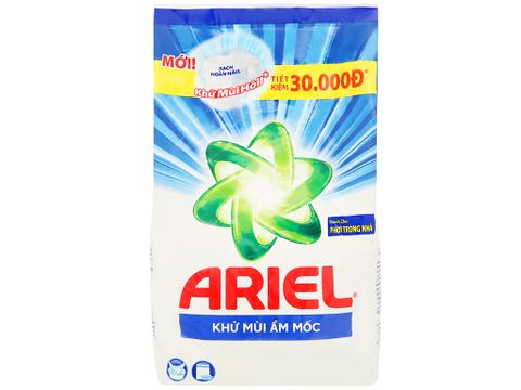  Bột giặt Ariel khử mùi ẩm mốc 2.5kg 