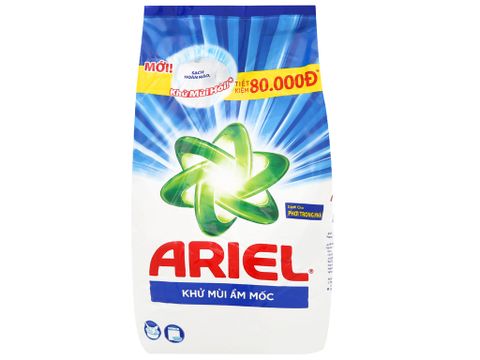  Bột giặt Ariel khử mùi ẩm mốc 5kg 