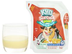 Thùng 24 Túi Sữa Chua Uống KUN Hương Cam 110ml