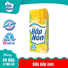 Thùng 24 Hộp Sữa Bắp Non 180ml