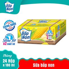 Thùng 24 Hộp Sữa Bắp Non 180ml