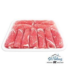 NẠC VAI BÒ MỸ BLACK ANGUS - ST. HELENS THÁI LÁT 500gr