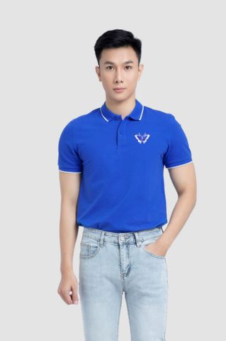 Áo Polo Nam Slimfit Thêu Hoạ Tiết Bướm CELEB TP10