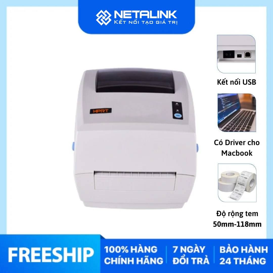 Máy in mã vạch / in vận đơn HPRT SL41
