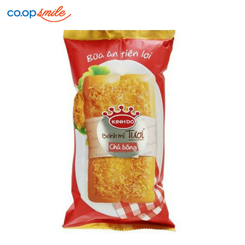Bánh mì tươi 6 múi nhân chà bông 80g