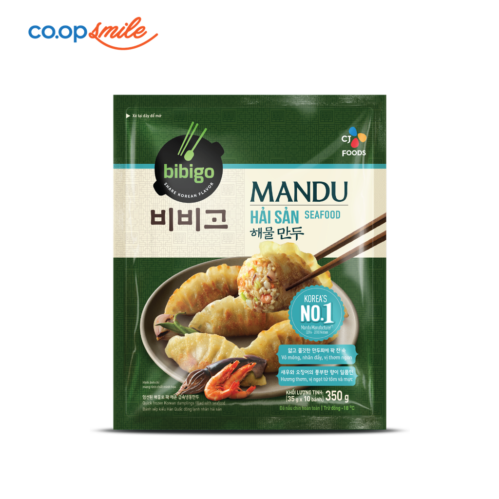 Bánh Mandu hải sản Bibigo CJ 350g