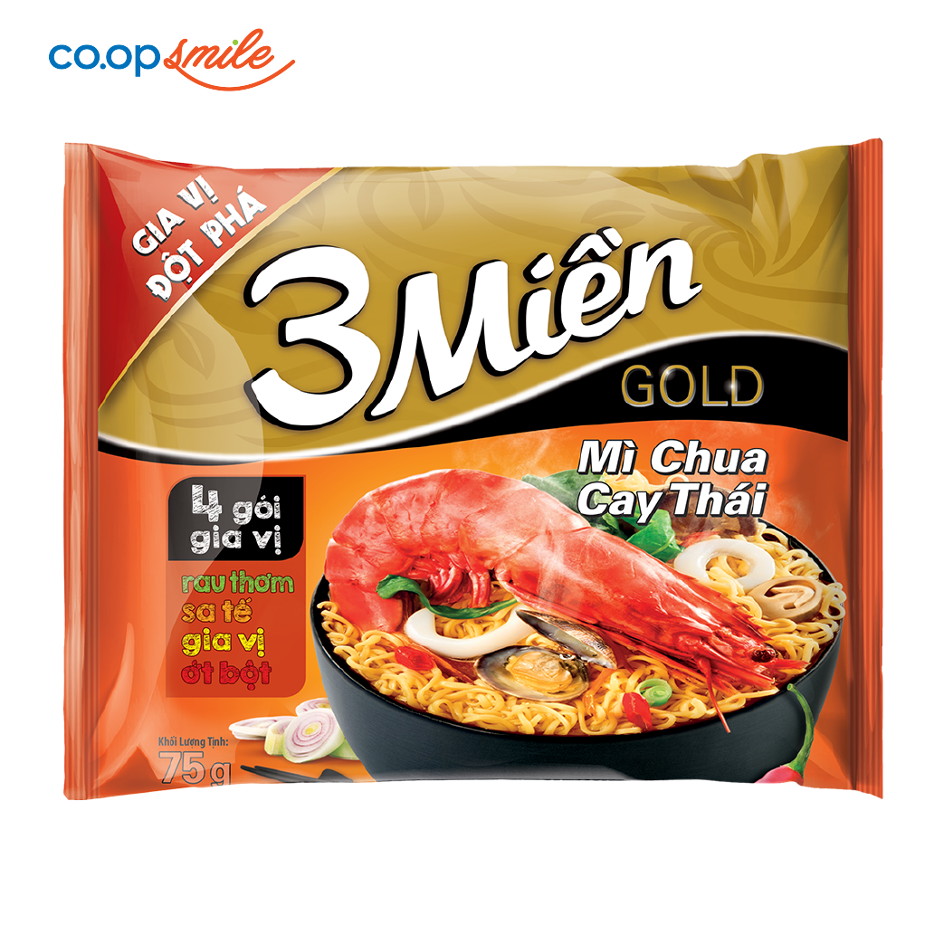 Mì Reeva 3MIEN chua cay thái 75g