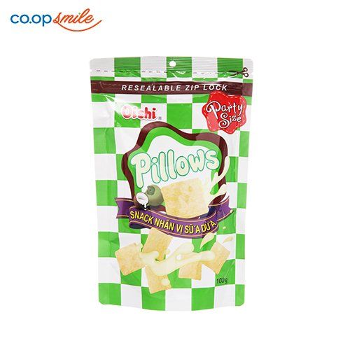 Snack PILLOWS nhân sữa dừa 100g