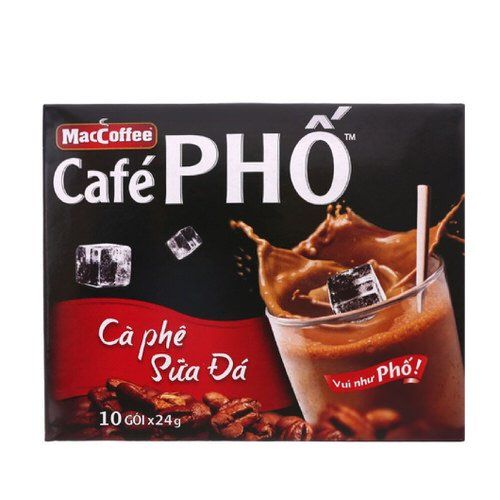 Cà phê sữa Phố Macc. Hộp 10x24g