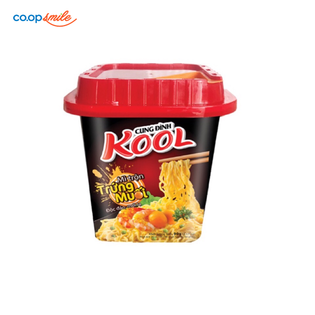 Mì Kool trộn trứng muối hộp 90g