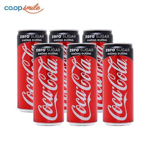 NGK Coca không đường lốc 6x320ml