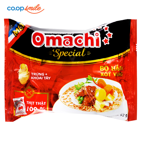 Mì OMACHI Special bò xốt vang 92g