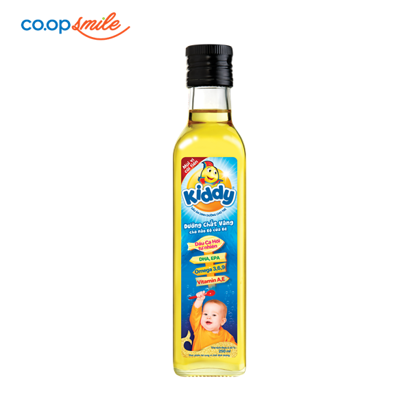 Dầu ăn dinh dưỡng KIDDY chai 250ml