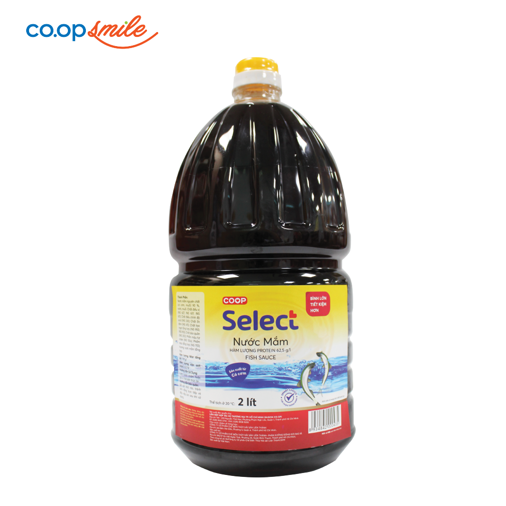 Nước mắm Co.op Select 62.5g/L 2L