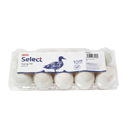 Trứng vịt Co.op Select L1 vỉ 10