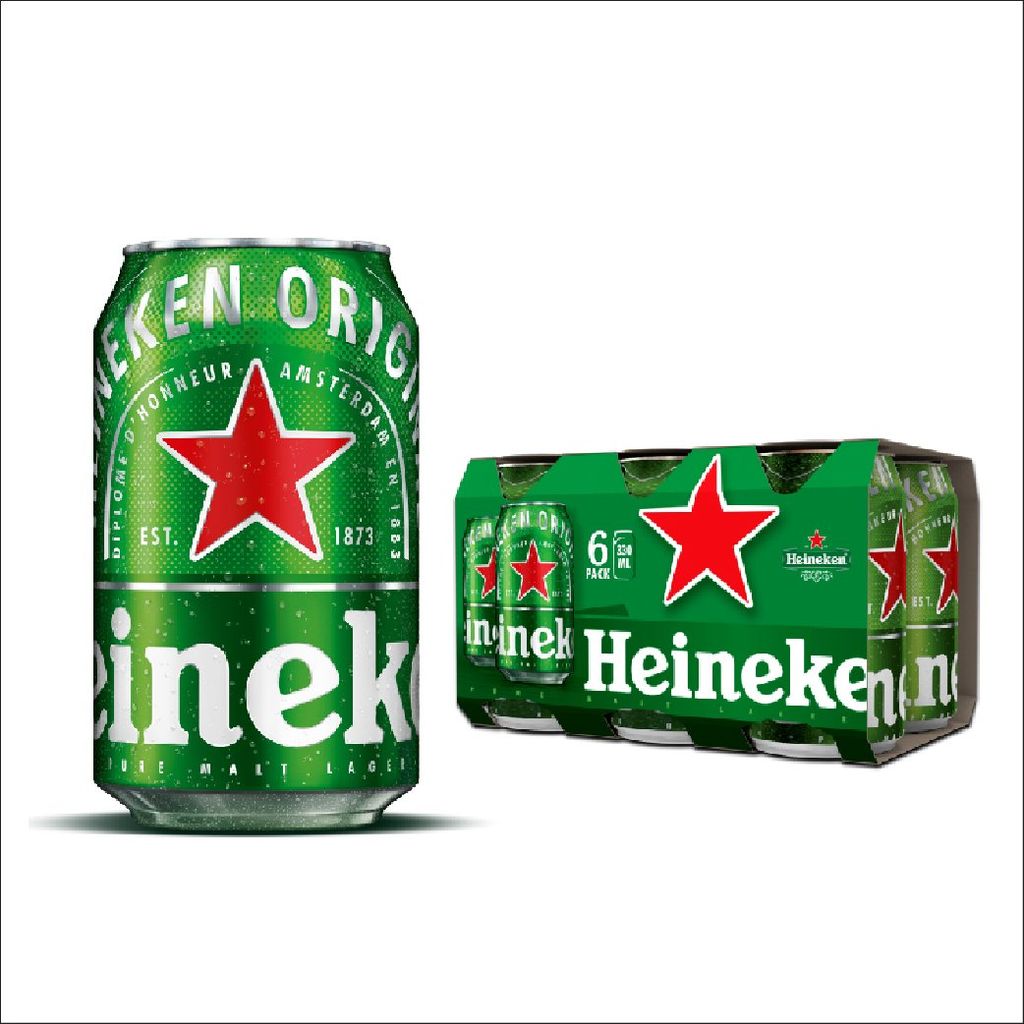 Bia HEINEKEN lon cao lốc 6x330ml