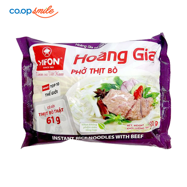 Phở Hoàng Gia vị bò gói 120g