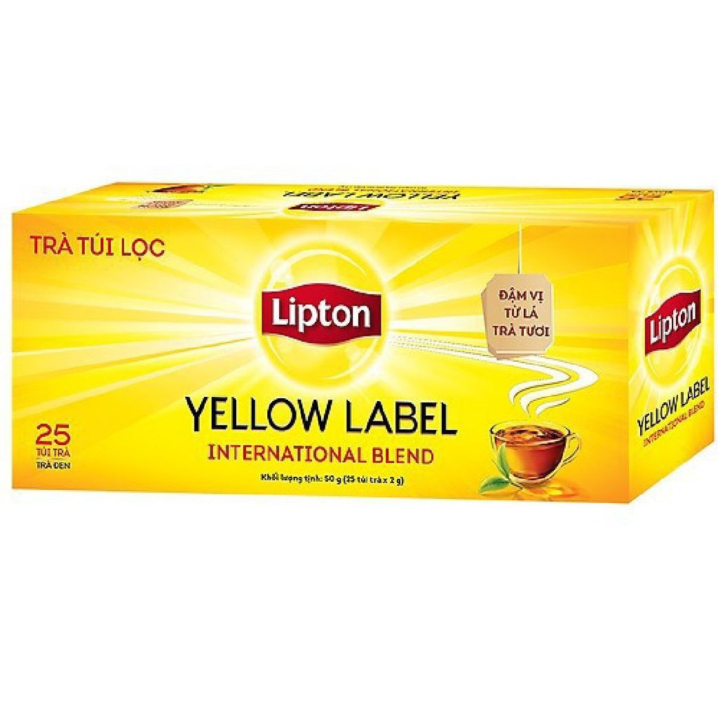 Trà LIPTON vàng hộp 25x2g