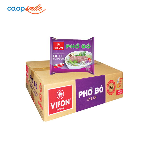 Phở bò VIFON thùng 30 gói x 65g