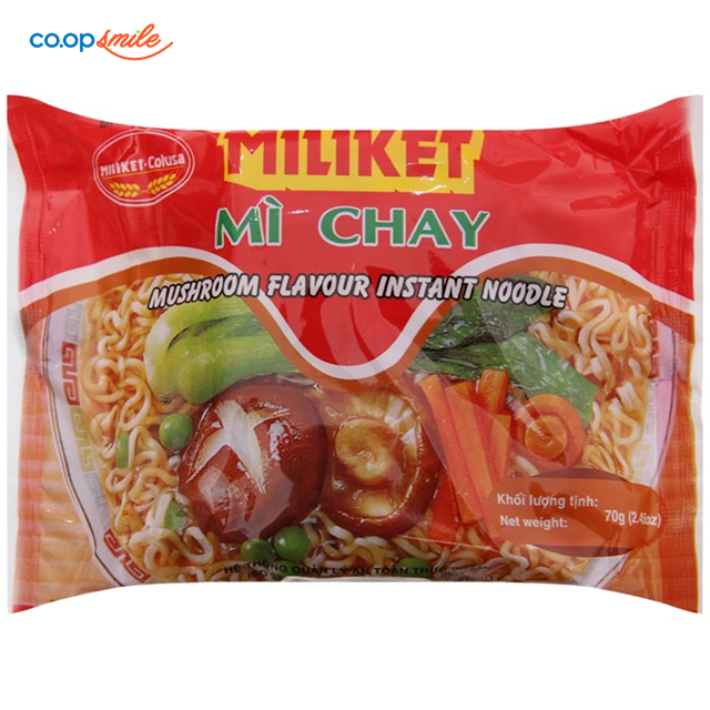 Mì Miliket chay 70g