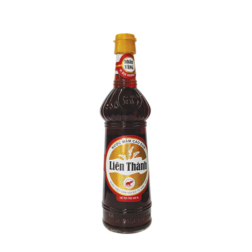 Nước mắm cá cơm Liên Thành nhãn vàng 600ml