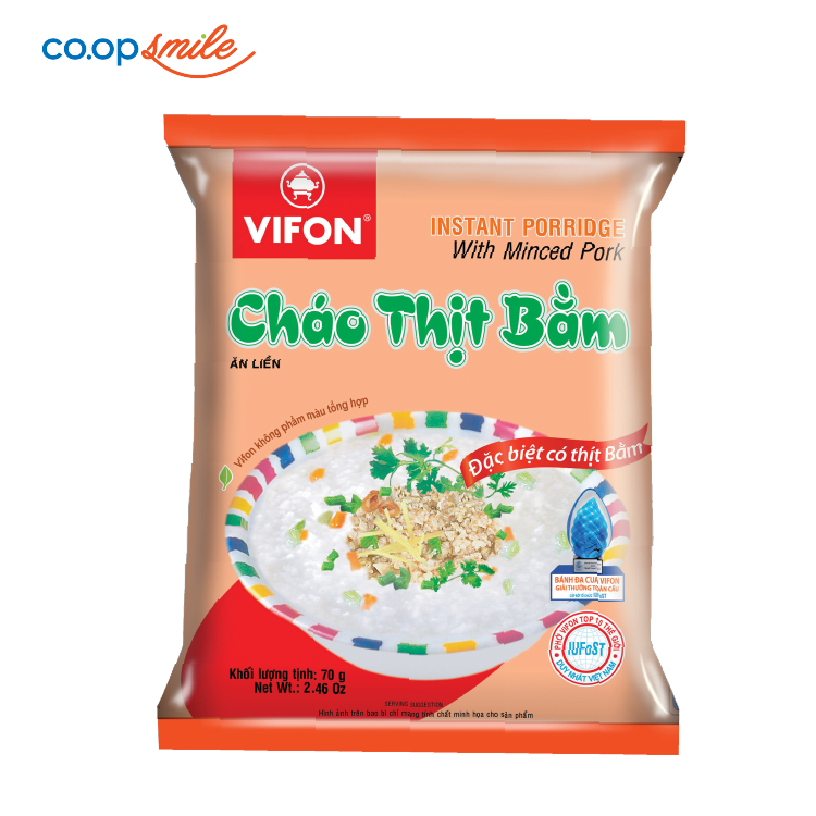 Cháo Vifon thịt bằm gói 70g