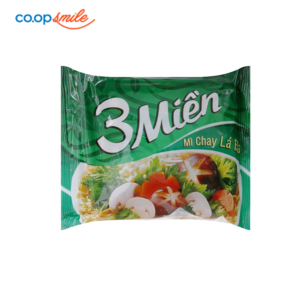Mì Reeva 3 Miền chay lá đa 65g