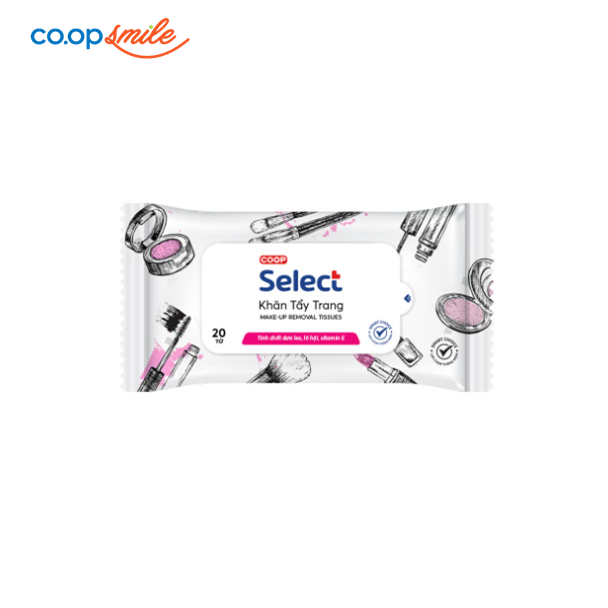 Khăn tẩy trang Co.op Select 20M
