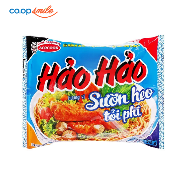 Mì Hảo Hảo vị sườn heo tỏi phi gói 73g
