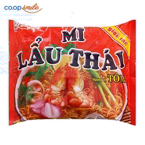 Mì Thế Giới Mì lẩu thái tôm 81g