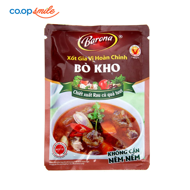Gia vị bò kho Barona 80g